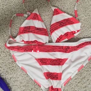 Sparkle and stripes suit